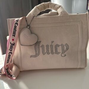 Brand new white juicy couture large tote bag